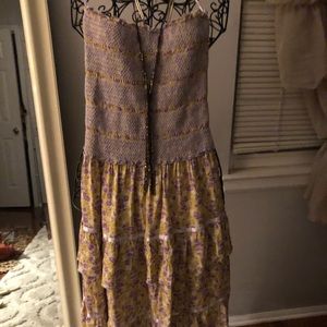 Free people strapless dress